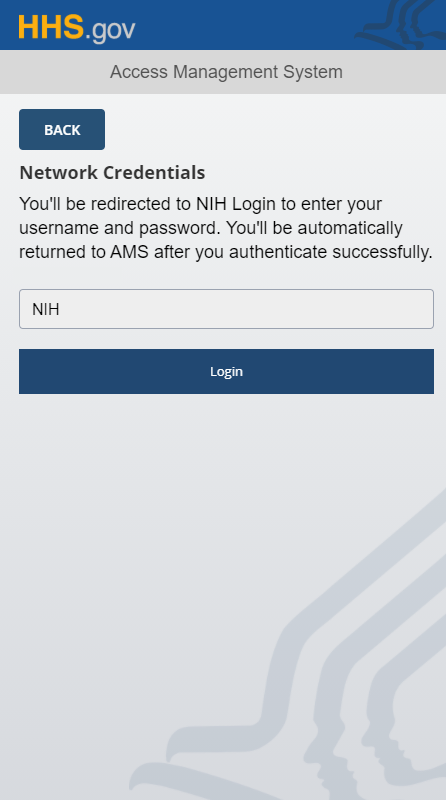 Hhs Ams How To Log Into Ams With Your Nih Credentials
