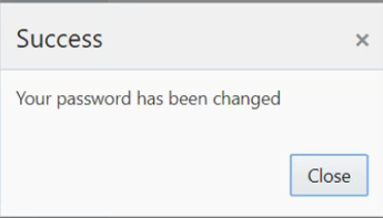 Forgot password workflow